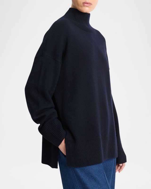 Wool-Cashmere Turtleneck Sweater